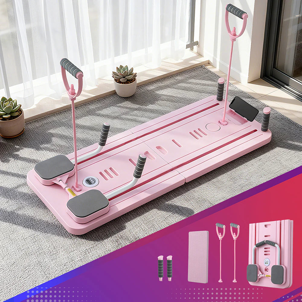 Fitness Board Multifunctional Foldable Home Exercise Abs Vest Line Push Up Board Portable Pilates